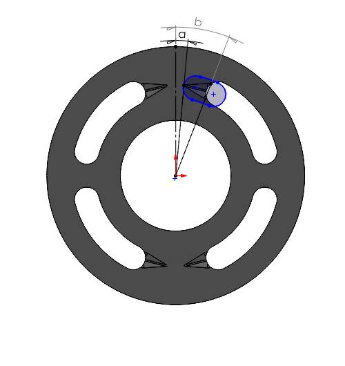 figure 4. displacement chamber port end point touces the starting of the groove